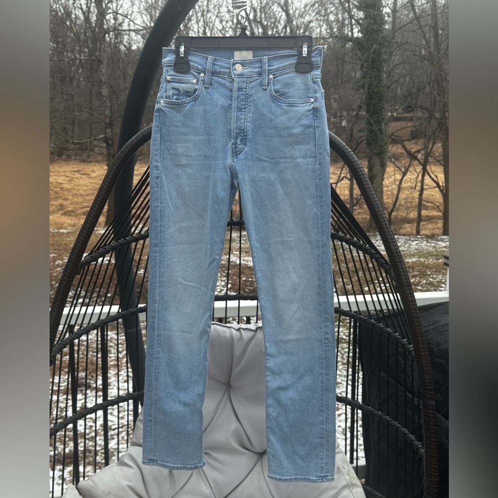 MOTHER LIL’ THE TOMCAT SKIMP JEANS ALL OVER THE MAP SIZE 26 - Picture 10 of 16